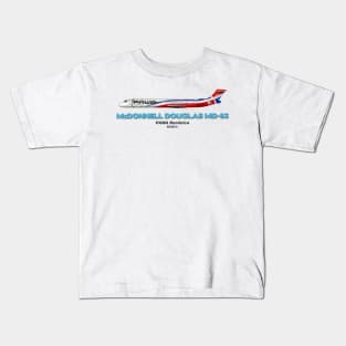 McDonnell Douglas MD-83 - PAWA Dominica Kids T-Shirt